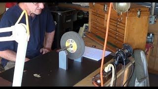 Home Made Grinding Wheel Balancing Fixture [upl. by Sabella846]