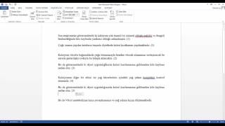 MWord Otomatik Kaynakça oluşturma Detaylı AnlatımTez [upl. by Albur]