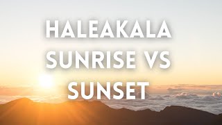 Haleakala Sunrise or Sunset 4K [upl. by Ahseirej249]