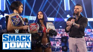 Bayley amp Sasha Banks get SummerSlam surprise from Naomi SmackDown August 21 2020 [upl. by Ellenhoj]