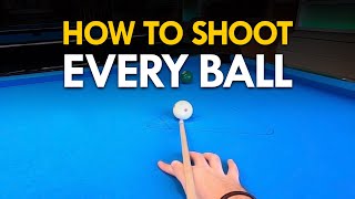 Pool Lesson  How to Shoot Every Ball  Step by Step [upl. by Noiz135]