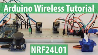 Arduino Wireless Communication – NRF24L01 Tutorial [upl. by Aronow715]