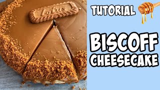 How to make no bake Biscoff Cheesecake tutorial [upl. by Sneve427]