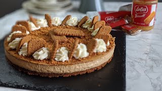 NoBake Lotus Biscoff Cheesecake [upl. by Nannette]