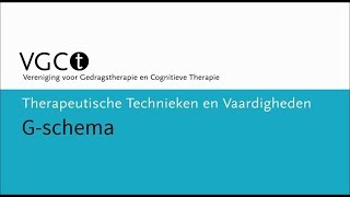 Therapeutische technieken en vaardigheden – Gschema [upl. by Yrneh]