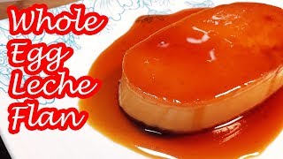 WHOLE EGG LECHE FLAN [upl. by Attenahs]