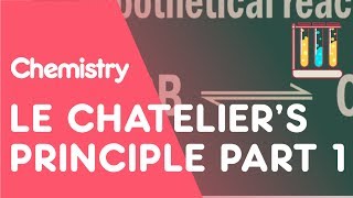 Le Chateliers Principle Part 1  Reactions  Chemistry  FuseSchool [upl. by Ecnerrat941]