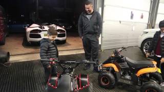 Yianni wraps his kids Quad Bikes [upl. by Friedly313]