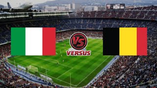 BELGIUM vs ITALY  UEFA NATIONS LEAGUE 20242025 [upl. by Ataynik]