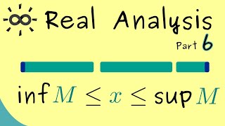 Real Analysis 6  Supremum and Infimum [upl. by Serge]