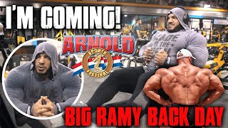 BIG RAMY BACK DAY  IM COMING TO ARNOLD OHIO 2020 [upl. by Rowland369]