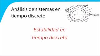 Estabilidad en sistemas de tiempo discreto [upl. by Charla]