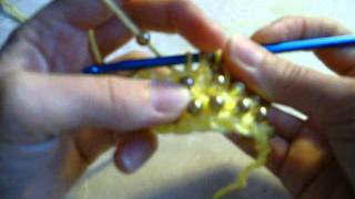 How To Crochet With Beads [upl. by Edijabab]