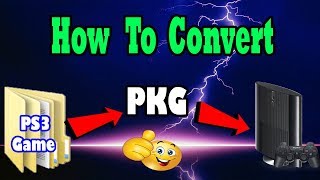 How To Convert PS3 Folder Games Into PKG Games For All HenCFW 2021 [upl. by Alli]