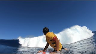 Every Surfers worst nightmare at Jaws POV [upl. by Akimad340]