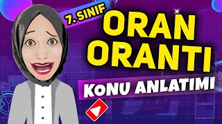 7 SINIF MATEMATİK ORAN  ORANTI [upl. by Aztiraj]