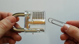 How to Pick a Lock with Paperclips [upl. by Mafalda]