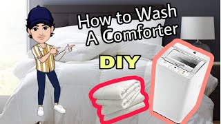 How to wash a comforter in a front or top load washing machine [upl. by Bunder222]