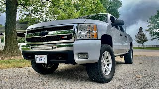 32560R18 Tires On Stock Silverado Wheels Nitto Terra Grapplers [upl. by Jer]