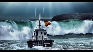 Video of San Ciprian’s new Interceptor 42 pilot boat ‘San Cibrao’ during rough weather sea trials [upl. by Butler899]