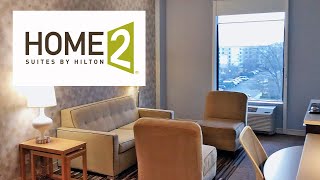 ROOM TOUR  Home2 Suites By Hilton  1 KING1 QUEEN BED 2 BDRM 2 BATH [upl. by Caundra]