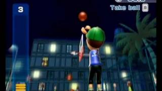 Wii Sports Resort  Basketball 3 Point Contest 496 Points [upl. by Ortrude411]