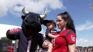 UNMASKING TORO Meet the person behind the Texans mascot [upl. by Natsyrk]