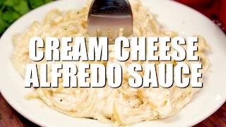 CREAM CHEESE ALFREDO SAUCE [upl. by Pucida]