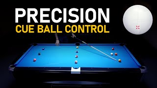 Pool Drill  Precision Cue Ball Control [upl. by Ezarras]