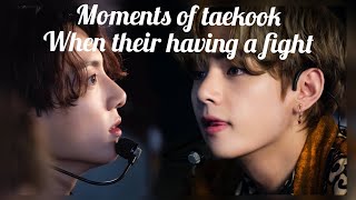 Taekook moments having a fight Part1 [upl. by Lyram]