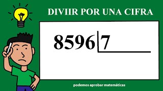 DIVIDIR POR 1 CIFRA [upl. by Odrarej]