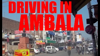 Ambala Cantt Market  Dashcam POV  Ambala Babyal  India [upl. by Alyar]