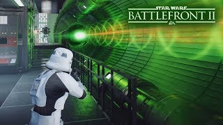 Star Wars Battlefront 2  The Death Star Fires Its SUPER LASER Epic Galactic Assault Gameplay [upl. by Brannon]