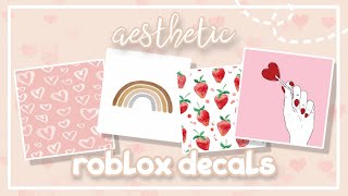 50 Aesthetic Roblox Decal Codes  Roblox [upl. by Wetzel]