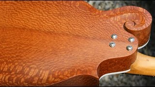 Building A Very Unusual Mandolin  Brazilian Leopardwood [upl. by Bergren]