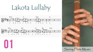 Lakota Lullaby  Play Along Song  Intermediate  F [upl. by Anhpad155]