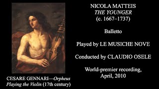 Nicola Matteis the Younger  Balletto  WorldPremière Recording [upl. by Shyamal]