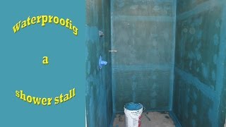 How to waterproof a bathroom shower stall [upl. by Dub]