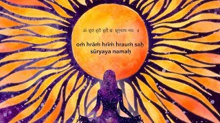 Surya Sun Beej Mantra  108 repetitions [upl. by Aneehsirk622]