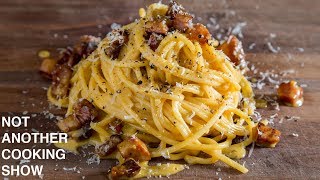 PERFECT SPAGHETTI CARBONARAthe easy way [upl. by Bashuk989]