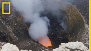 Into Nicaraguas Masaya Volcano  Explorer [upl. by Aerdnu]