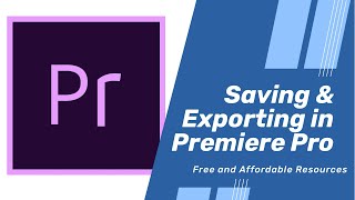 🎬 Tutorial How to Save and Export Video Projects in Premiere Pro [upl. by Notlem583]