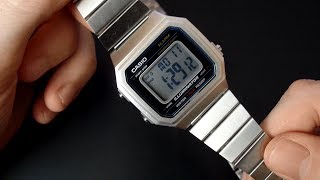 Casio B650WD how to set time and date and review [upl. by Raouf]