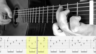 EASY TUTO  HALLELUJAH  Guitar Fingerstyle [upl. by Cirda]