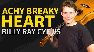 How To Play Achy Breaky Heart Guitar Lesson  Easy Guitar Tutorial [upl. by Ibmat]