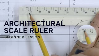 How to Read an Architectural Scale  Beginner [upl. by Nnaer]