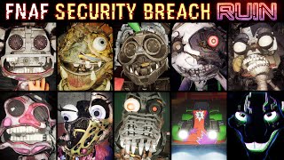 FNAF Security Breach RUIN  All Jumpscares Full Version [upl. by Sheffield]