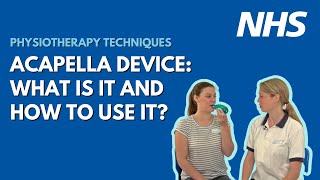 Acapella Device what is it and how to use it  Physiotherapy techniques  UHL NHS Trust [upl. by Kera]