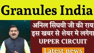 Granules India Share Latest News  Granules India Share Analysis  Granules Share Target [upl. by Miett]