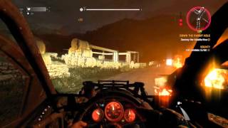 Dying Light The Following Evading Volatiles in Buggy [upl. by Sirromed]